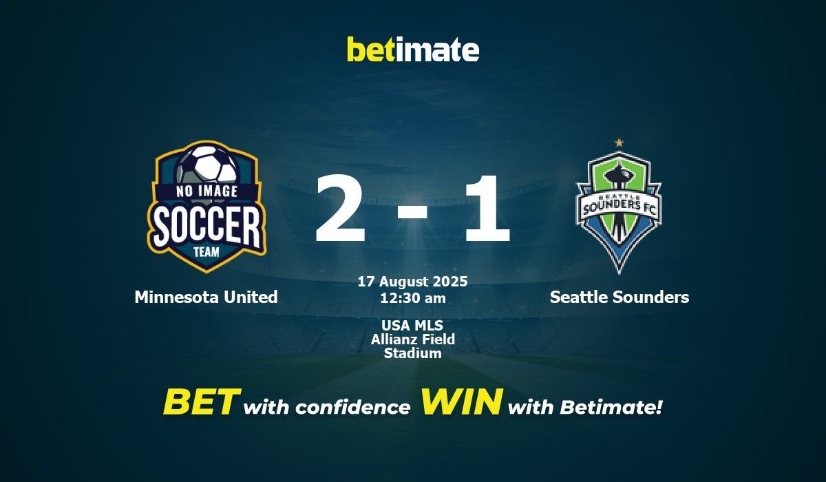 Vivid Minnesota Utd Vs Seattle: Match Prediction And Team News Artwork for Mobile Vivid Minnesota Utd Vs Seattle: Match Prediction And Team News Artwork for Mobile