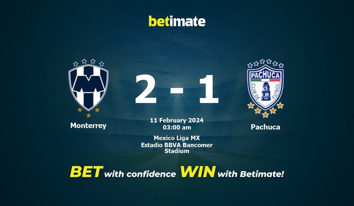 Cf pachuca 2025 vs monterrey h2h