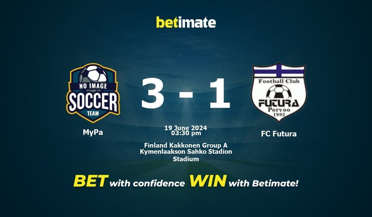 MyPa vs FC Futura Prediction, Odds & Betting Tips 06/19/2024