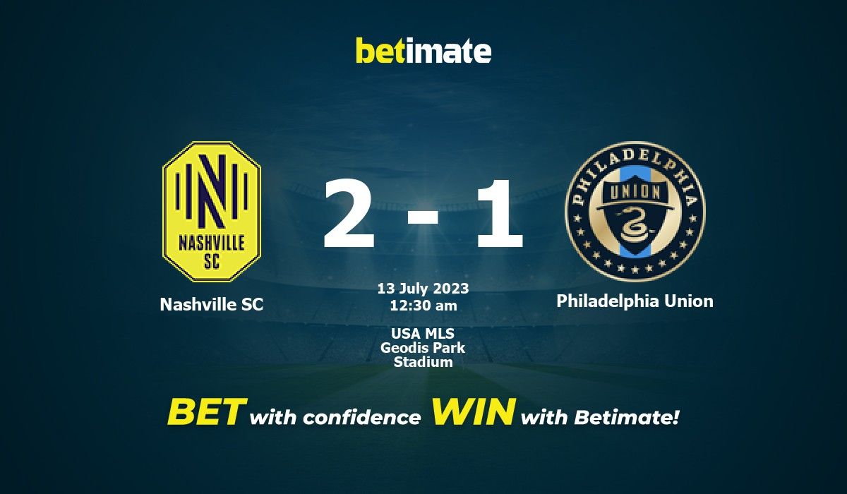 Nashville SC vs. Philadelphia Union odds, picks and predictions