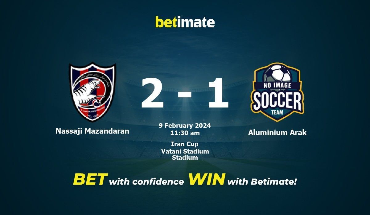 Nassaji Mazandaran vs Aluminium Arak Prediction Odds Betting