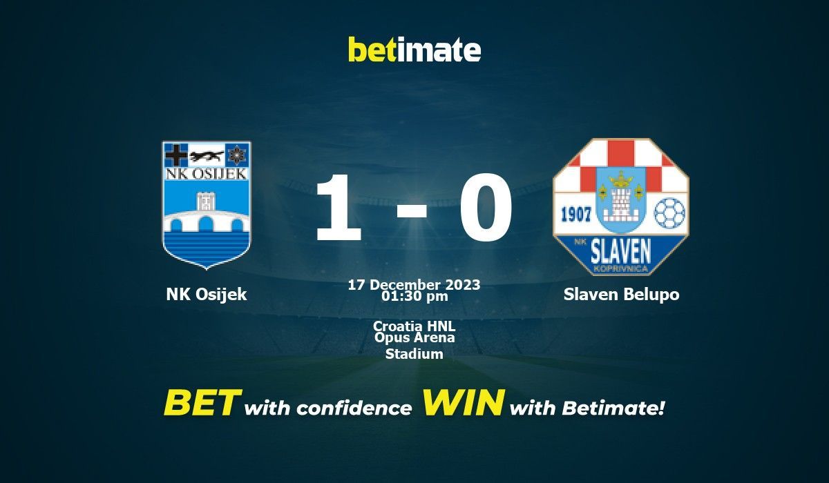 HNK Rijeka vs Slaven Belupo» Predictions, Odds, Live Score & Stats