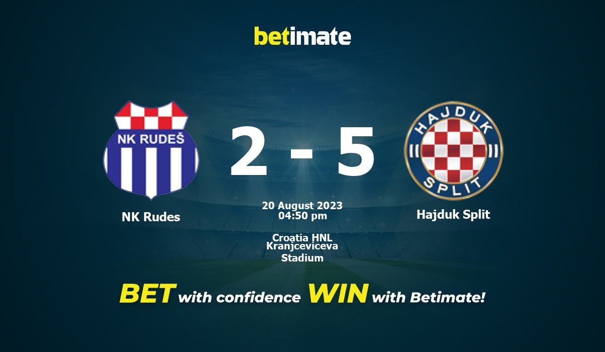 VSNK Varazdin vs Hajduk Split: Live Score, Stream and H2H results