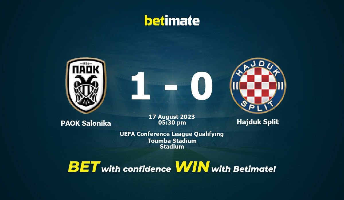 Hadjuk Split vs. PAOK in pictures - PAOKFC