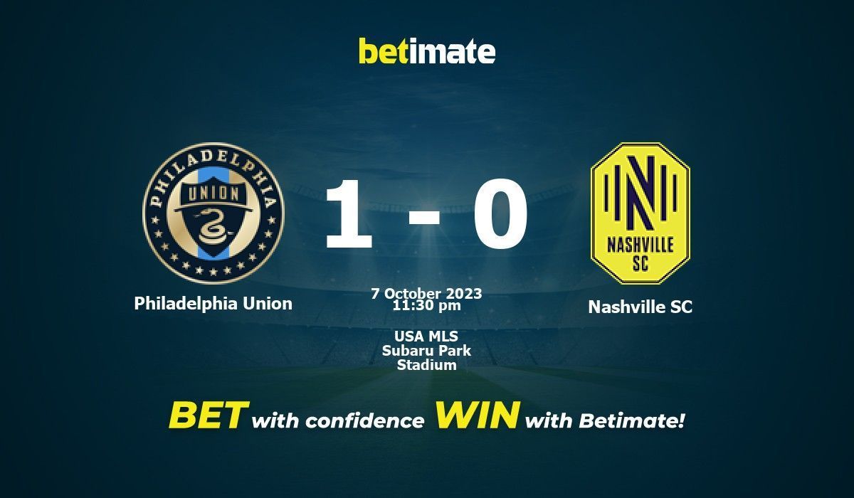 Nashville SC vs. Philadelphia Union odds, picks and predictions