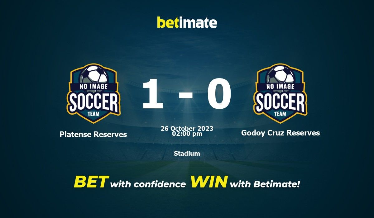 CA Platense Reserves vs Godoy Cruz Reserves» Predictions, Odds