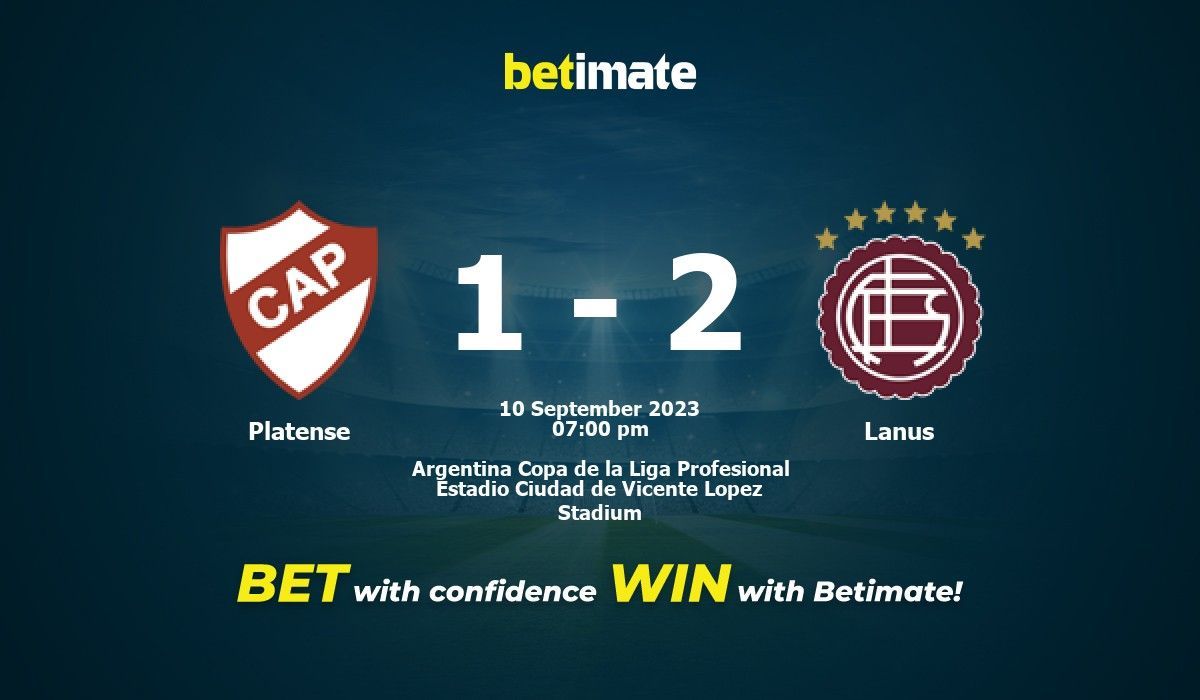 CA Lanus x CA Platense h2h - CA Lanus x CA Platense head to head results