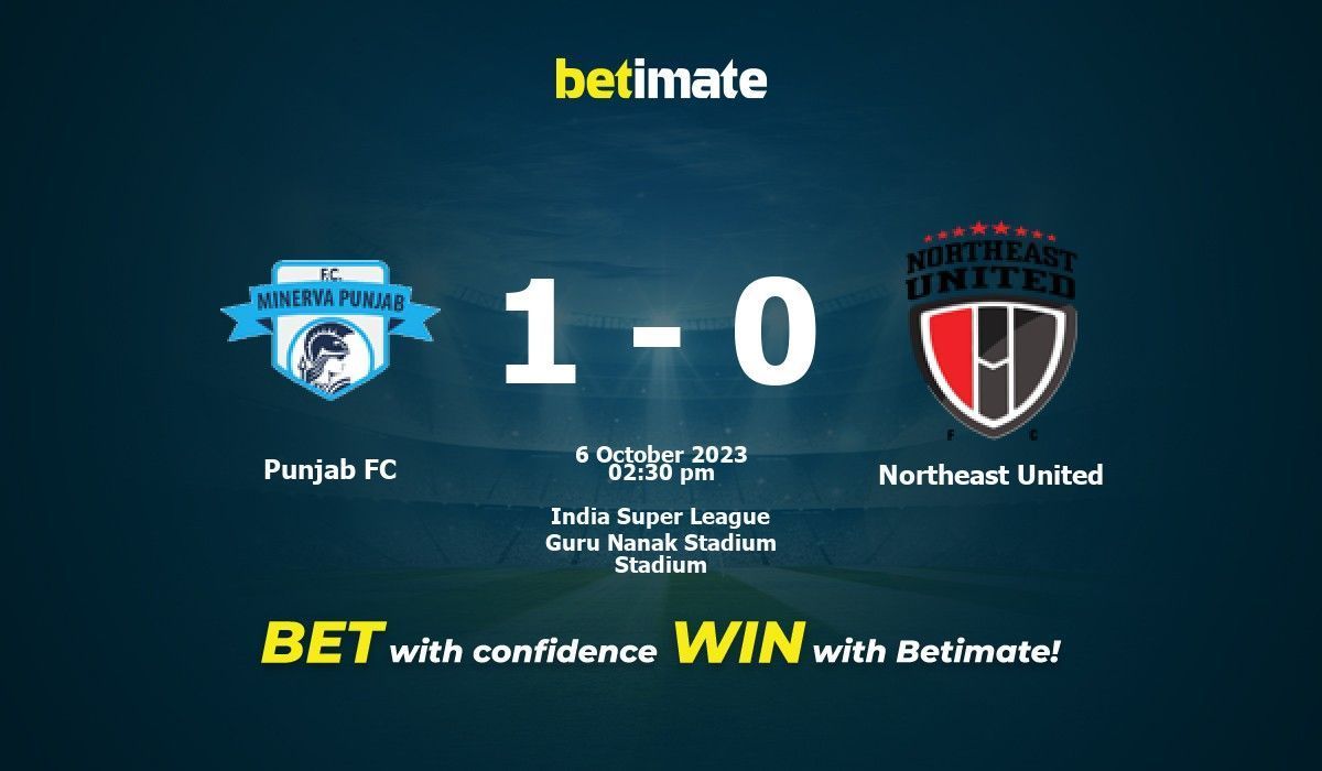 Punjab FC vs Northeast United FC, Super Liga da India