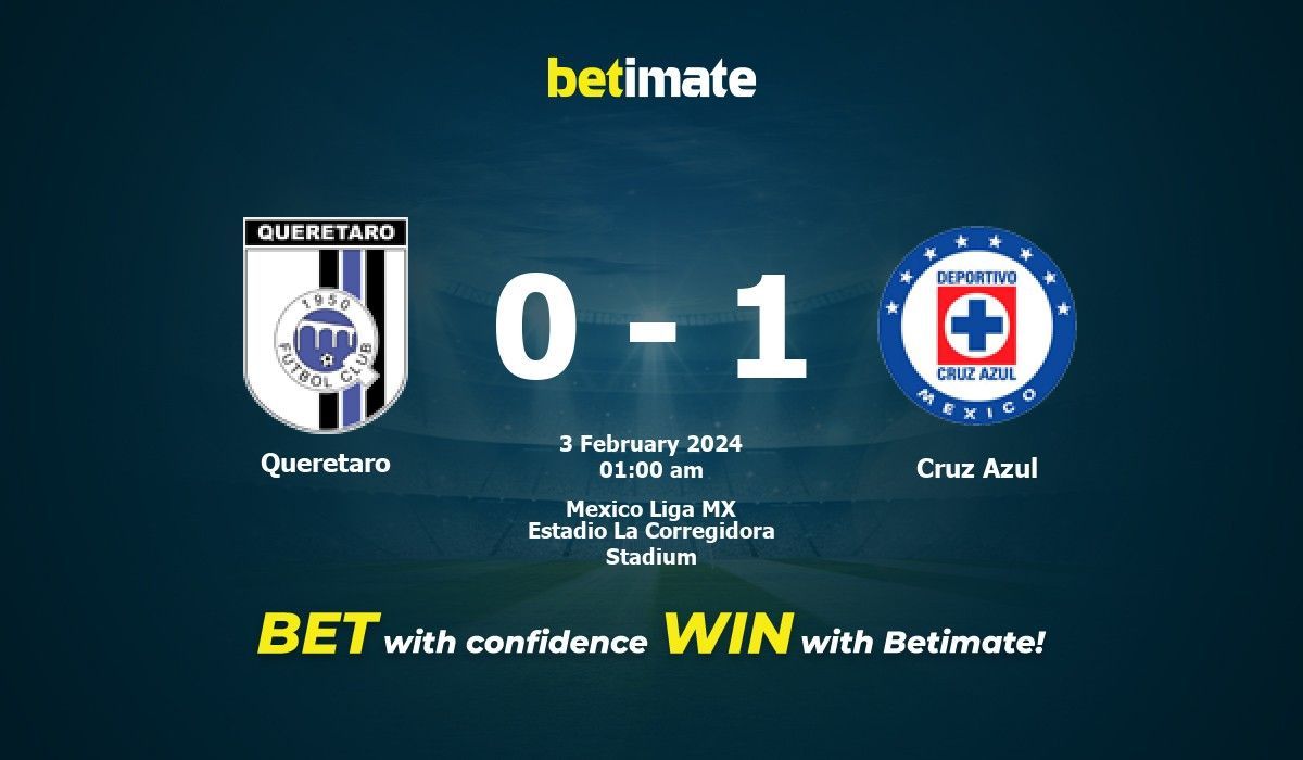 Cruz azul 2025 queretaro fc h2h