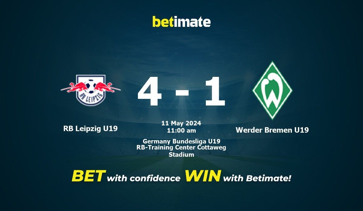 RB Leipzig U19 vs Werder Bremen U19 Prediction, Odds & Betting Tips 05