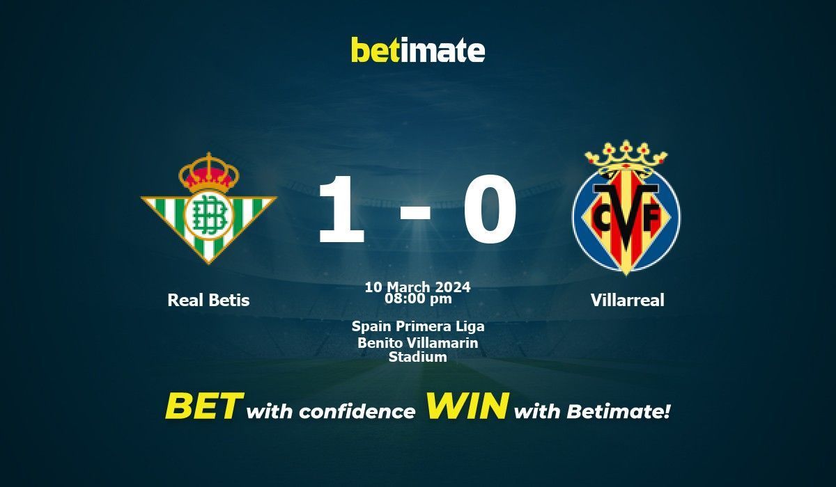 Betis 2025 villarreal h2h