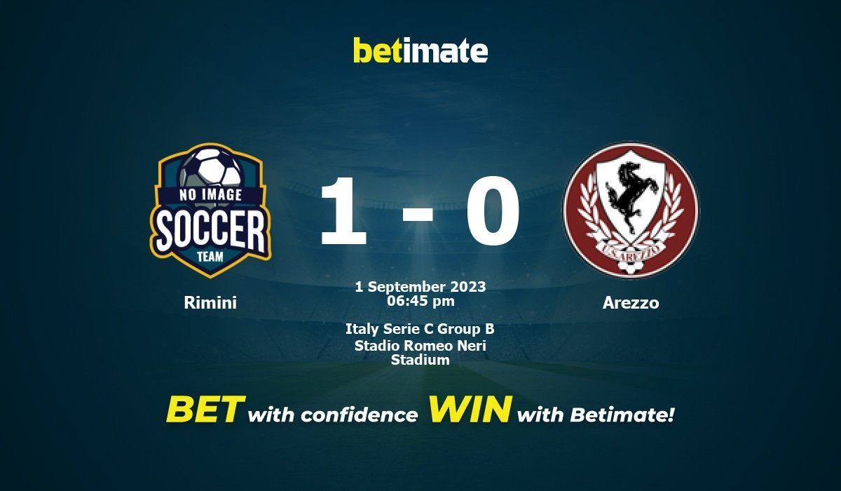 Rimini vs Arezzo Prediction Odds Betting Tips 09 01 2023