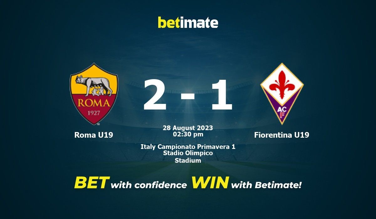 Roma U19 vs Fiorentina U19 Predictions