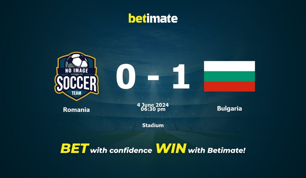 Romania Vs Bulgaria Prediction, Odds & Betting Tips 06/04/2024