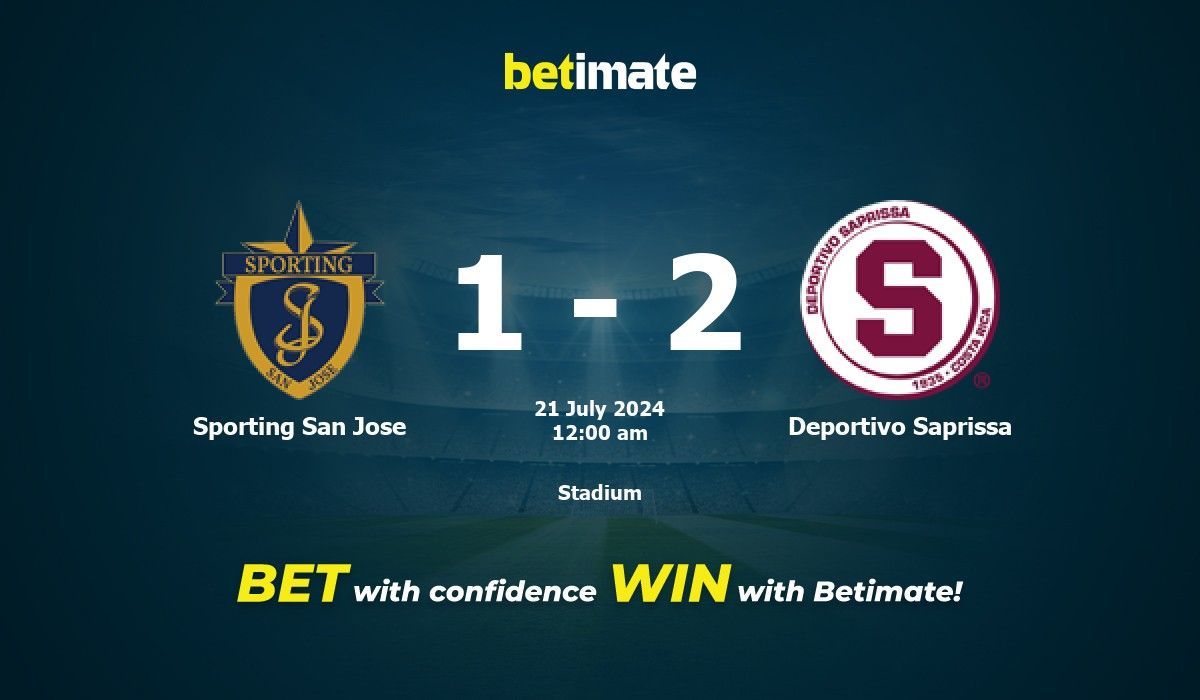 Sporting San Jose vs Deportivo Saprissa » Predictions, Odds & Scores