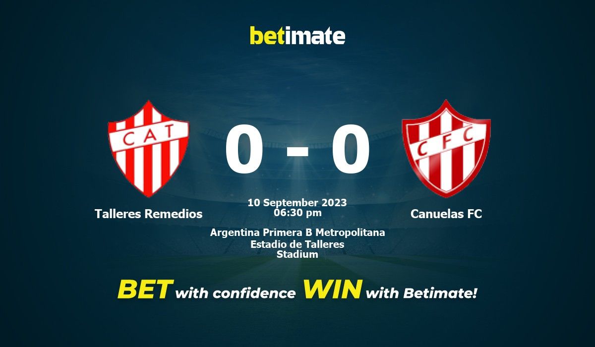 Talleres Remedios vs Canuelas FC Prediction, Odds & Betting Tips 09/10/2023