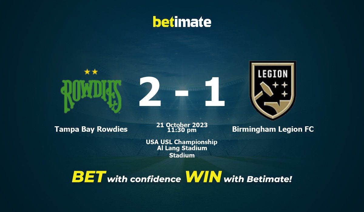 Birmingham Legion FC vs. Tampa Bay Rowdies - Game Highlights