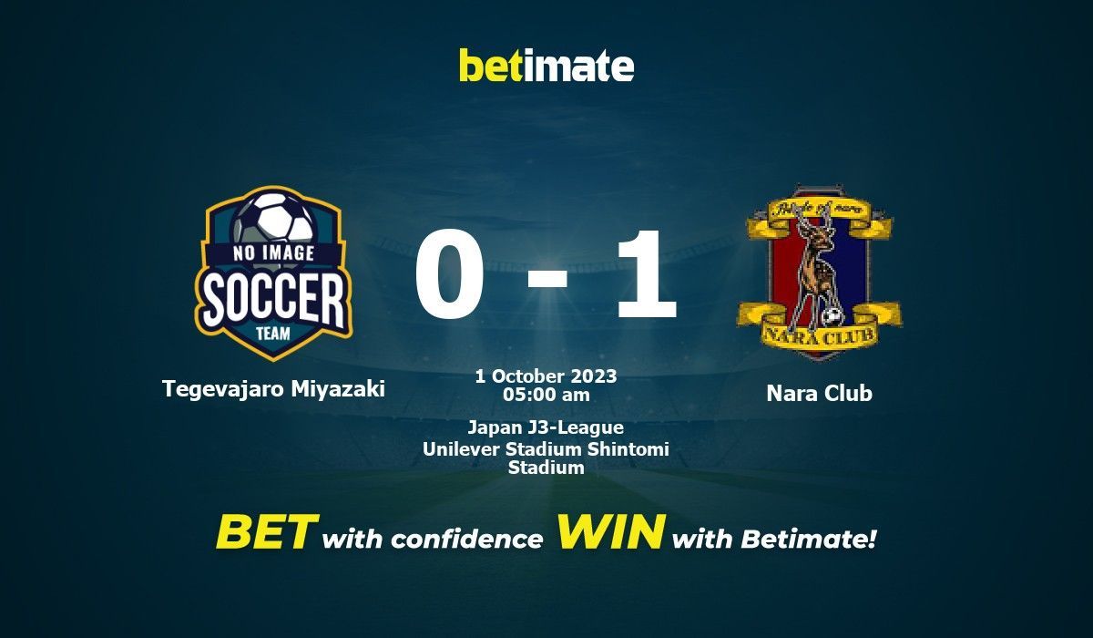 Tegevajaro Miyazaki vs Nara Club Prediction, Odds & Betting Tips