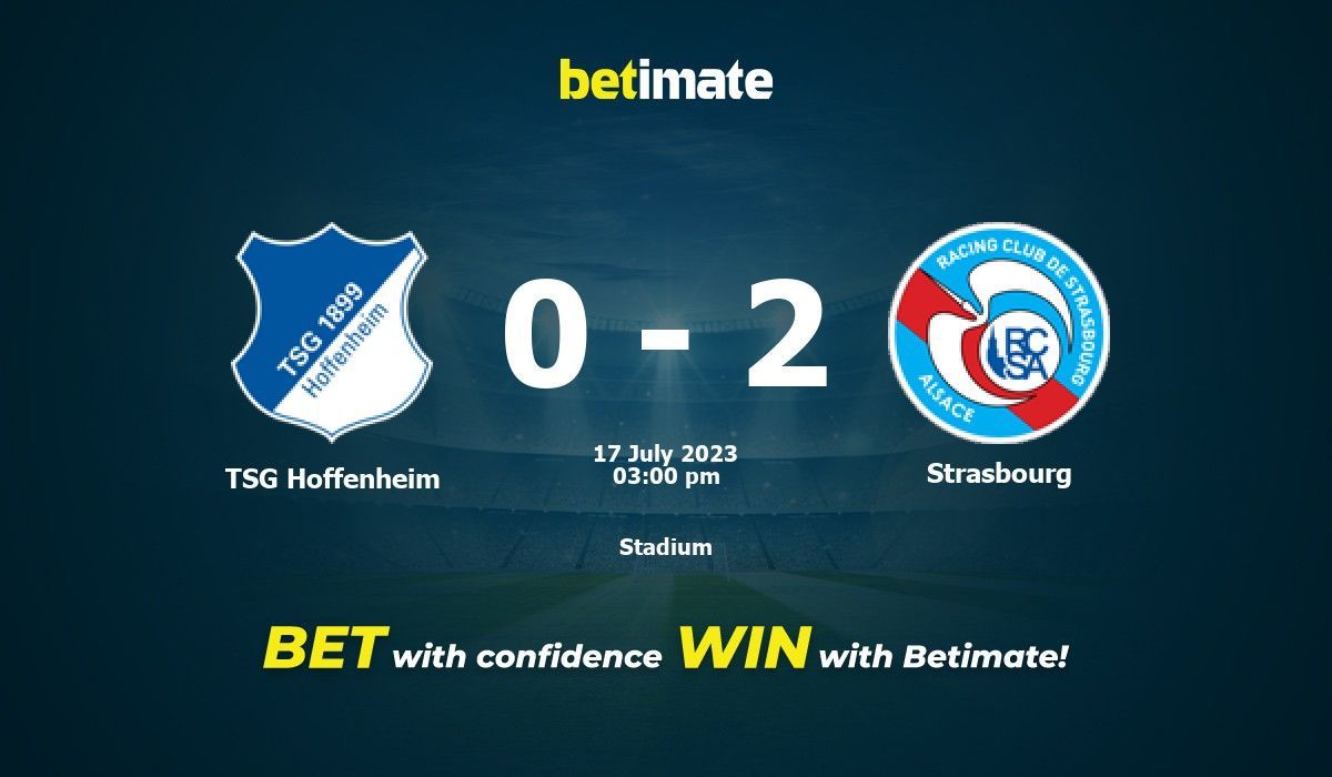 Hoffenheim vs Strasbourg prediction, odds, pick, how to watch