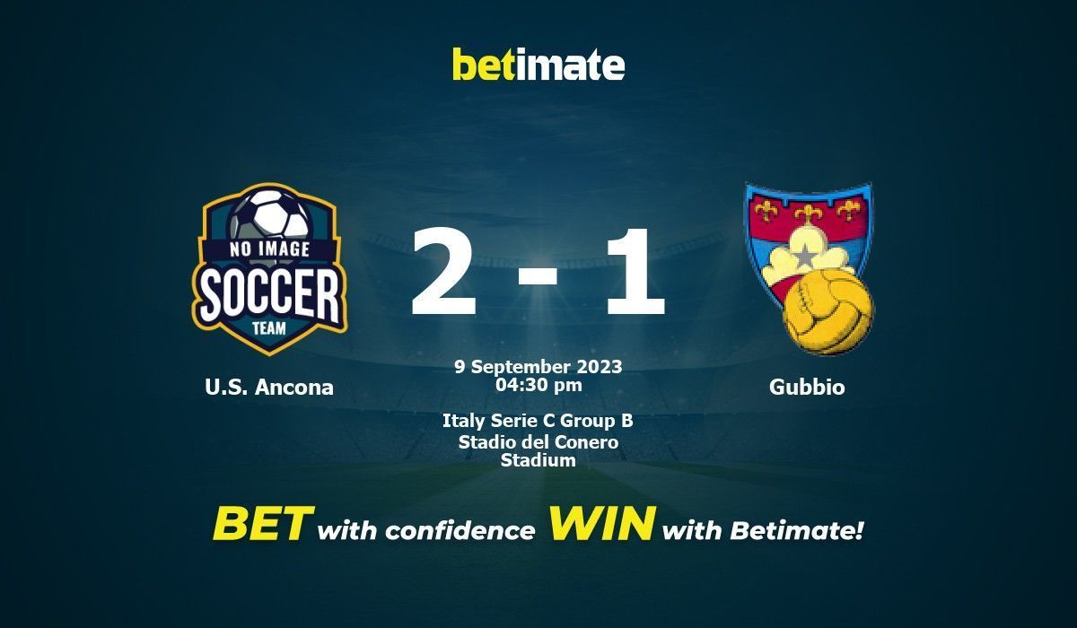 U.S. Ancona vs Gubbio Prediction Odds Betting Tips 09 09 2023