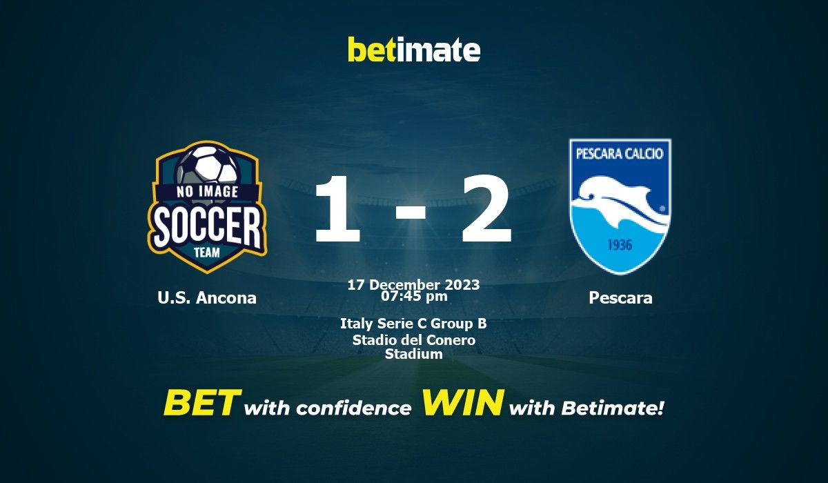Ancona-Matelica vs US Pontedera futebol 2/12/2023 17:30