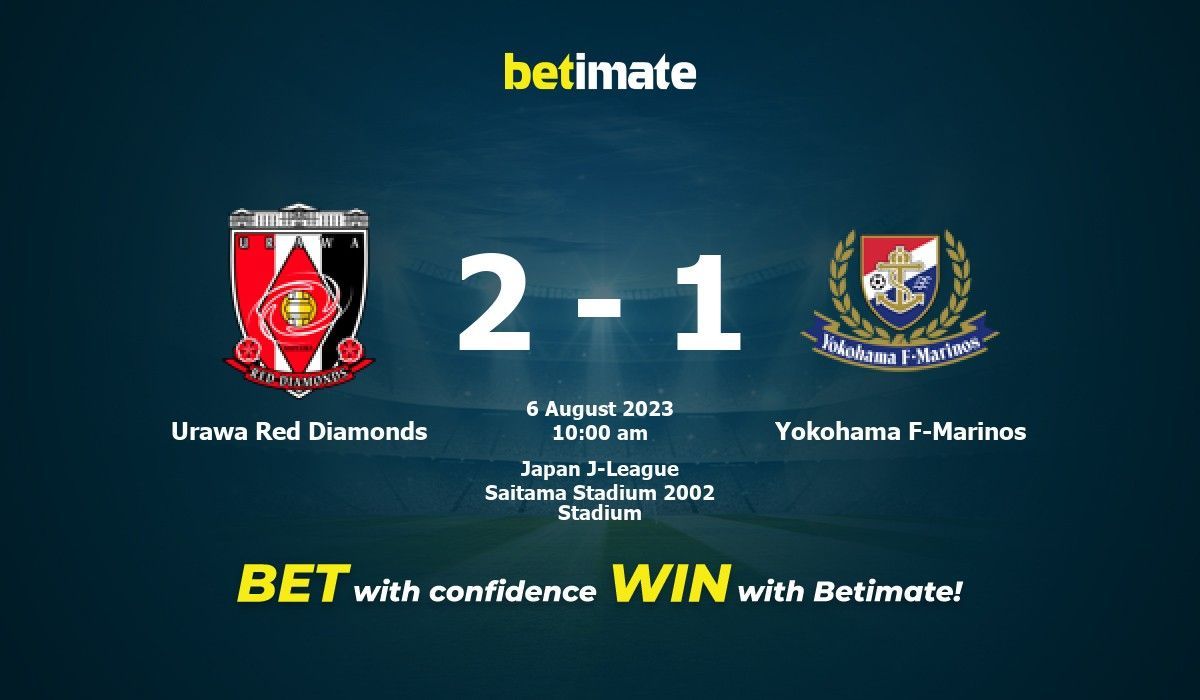 Urawa Red Diamonds vs Avispa Fukuoka live score, H2H and lineups