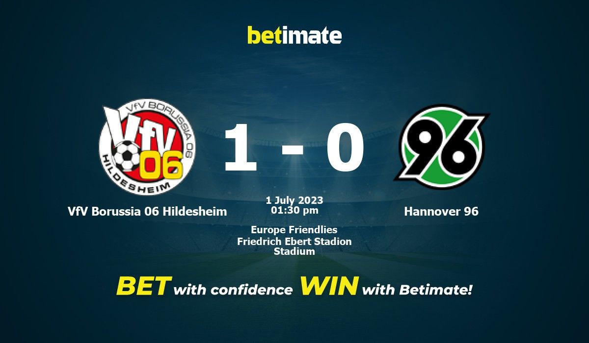 VfV Borussia 06 Hildesheim vs Hannover