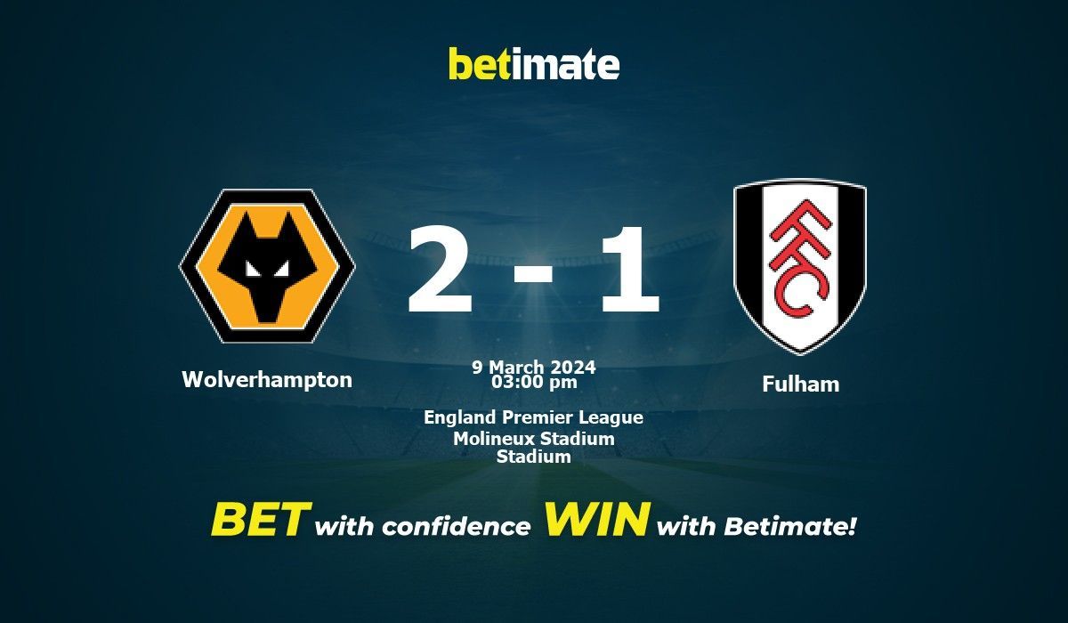 Wolves 2025 fulham h2h