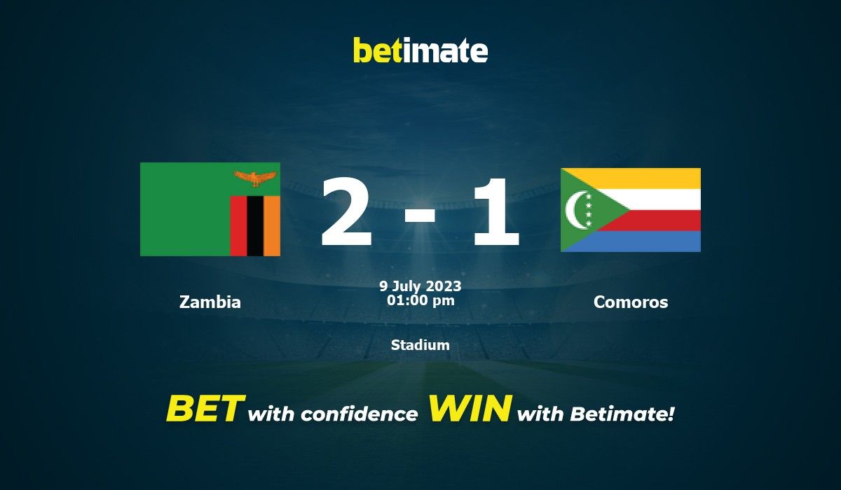 Zambia vs Comoros Prediction, Odds & Betting Tips 07/09/2023
