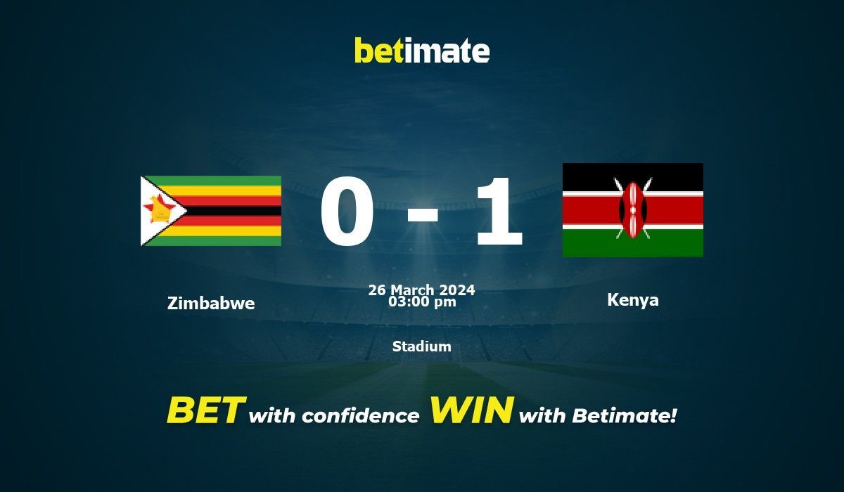 Zimbabwe vs Kenya Prediction, Odds & Betting Tips 03/26/2024