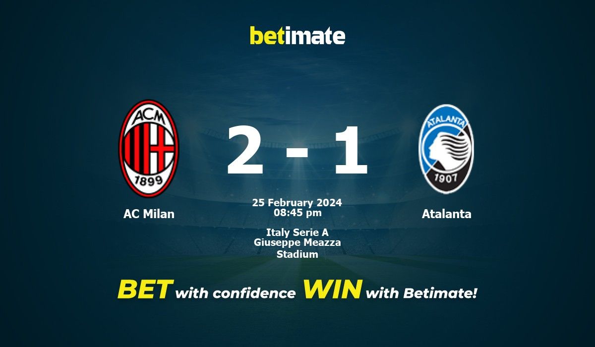 AC Milan y Atalanta empataron en juego clave para aspiraciones de Champions  League