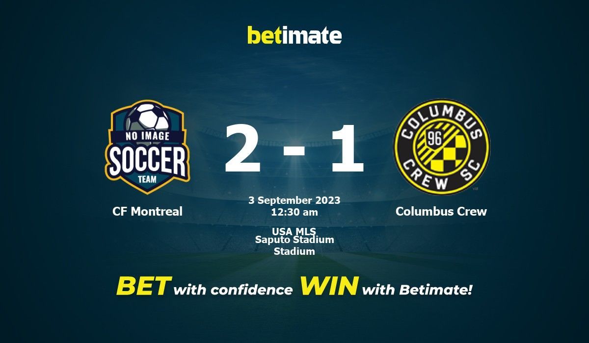 Columbus Crew vs CF Montreal. Pronóstico, Apuestas y Cuotas