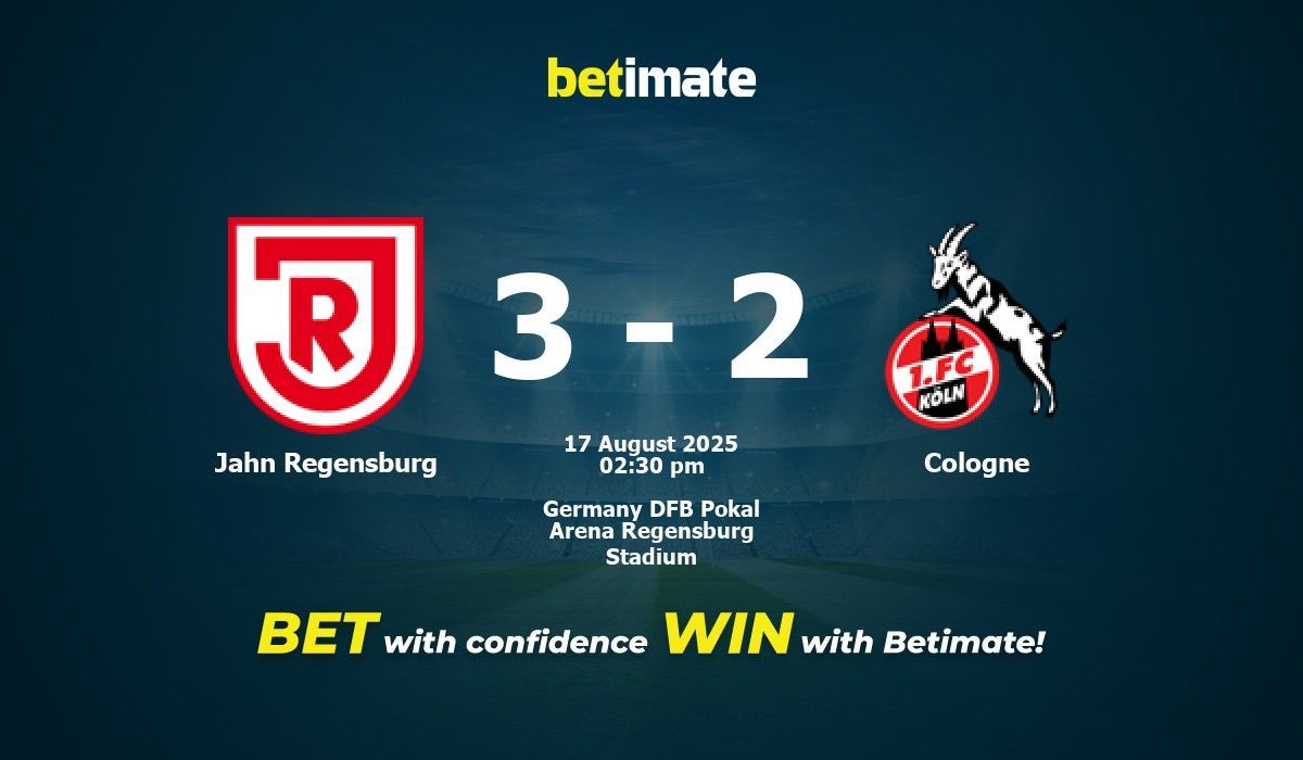 Predicción, cuotas y pronósticos de apuestas del Jahn Regensburg vs ...