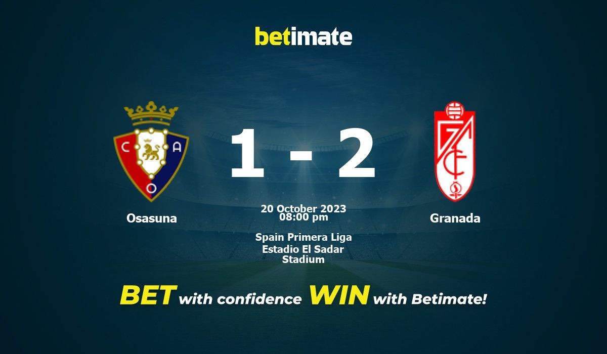 Osasuna vs granada pronostico