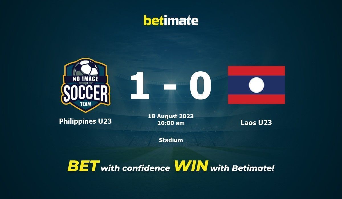 Pronósticos Filipinas Sub23 vs Laos Sub23 18/08/2023