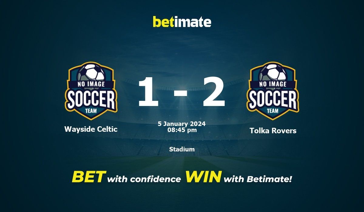 Wayside Celtic vs Tolka Rovers Prediction: Leinster Senior League Clash and Betting Odds – January 5, 2024