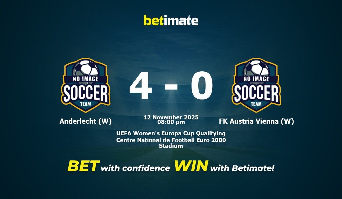 Anderlecht (F) contre FK Austria Vienne (F) : pronostic, cotes et