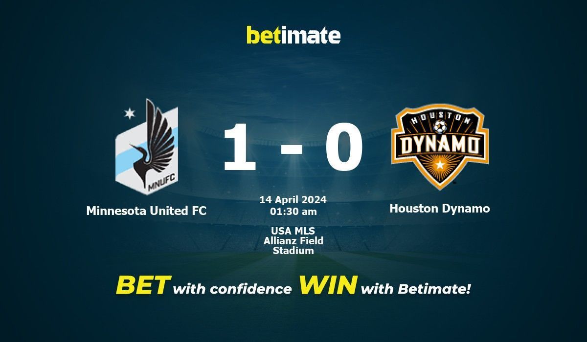 Minnesota United Fc Vs Houston Dynamo Prédiction, Cotes Et Conseils De 