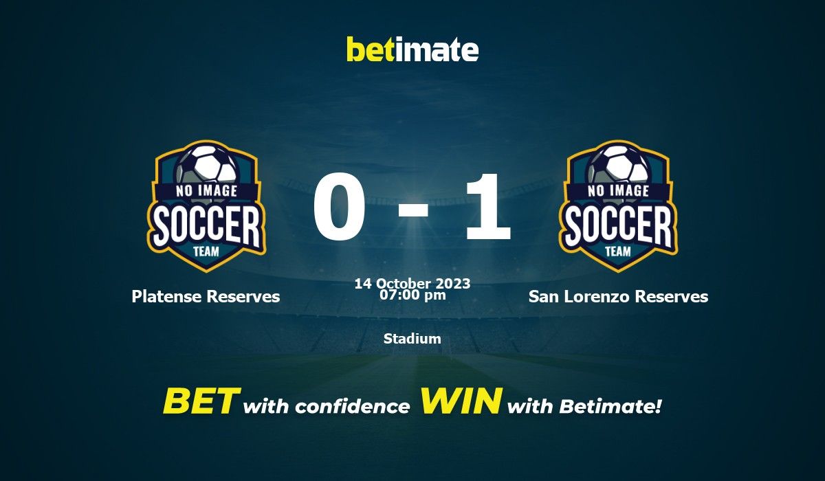 Platense Reserves vs San Lorenzo Reserves Predictions