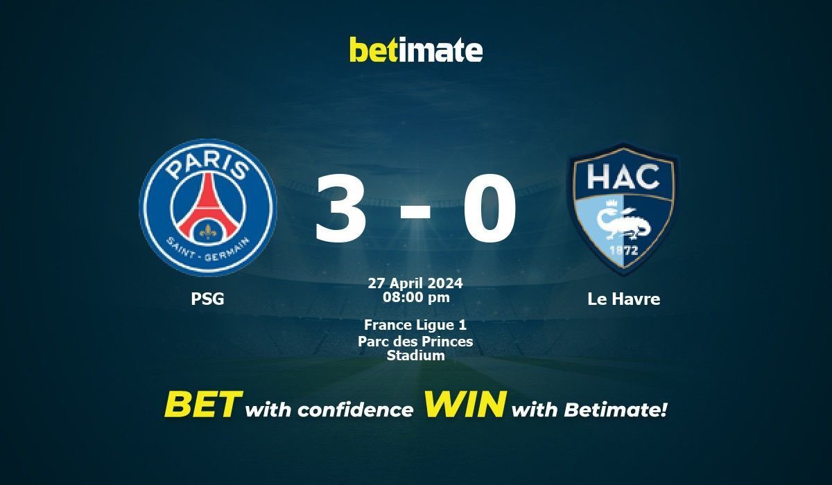 Le havre psg quelle chaine