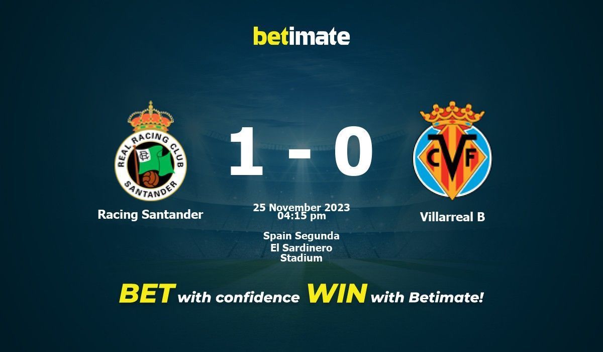 STATAREA - Racing Santander B vs Villalbes match information