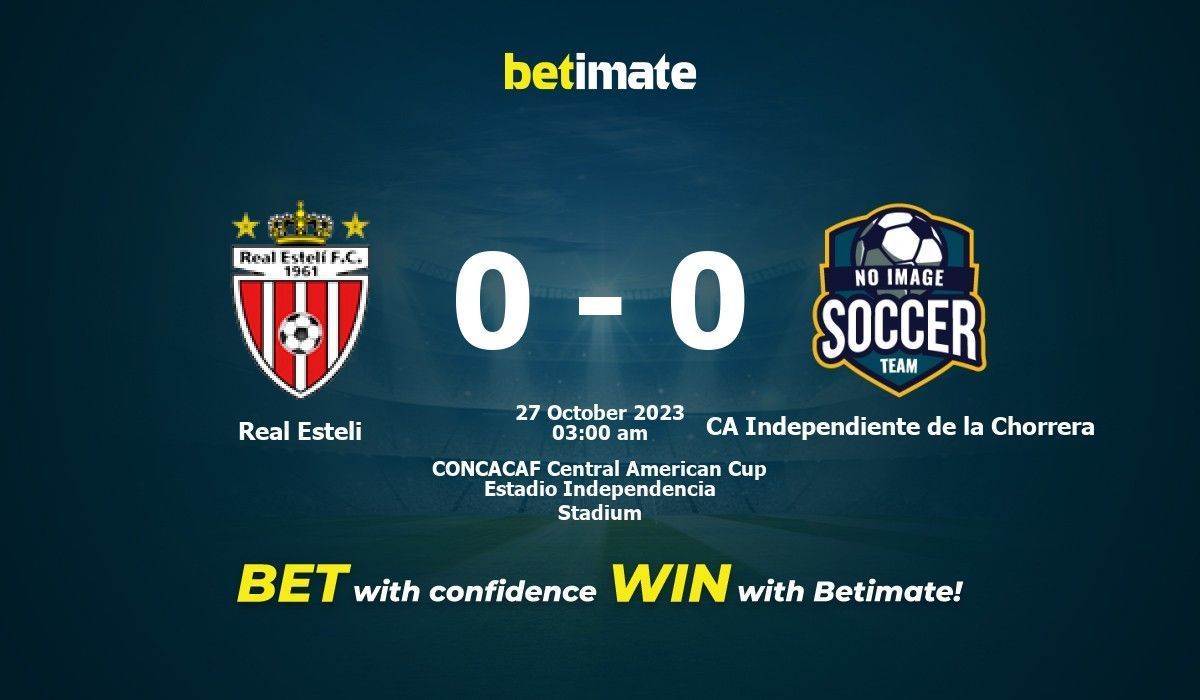 CA Independiente de La Chorrera - Real Esteli live score 22.08