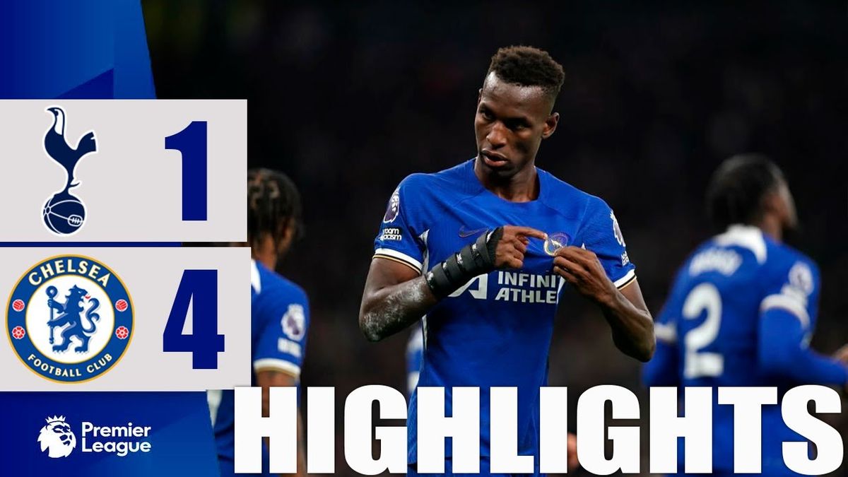 Goals and Highlights: Tottenham 1-4 Chelsea in Premier League 2023