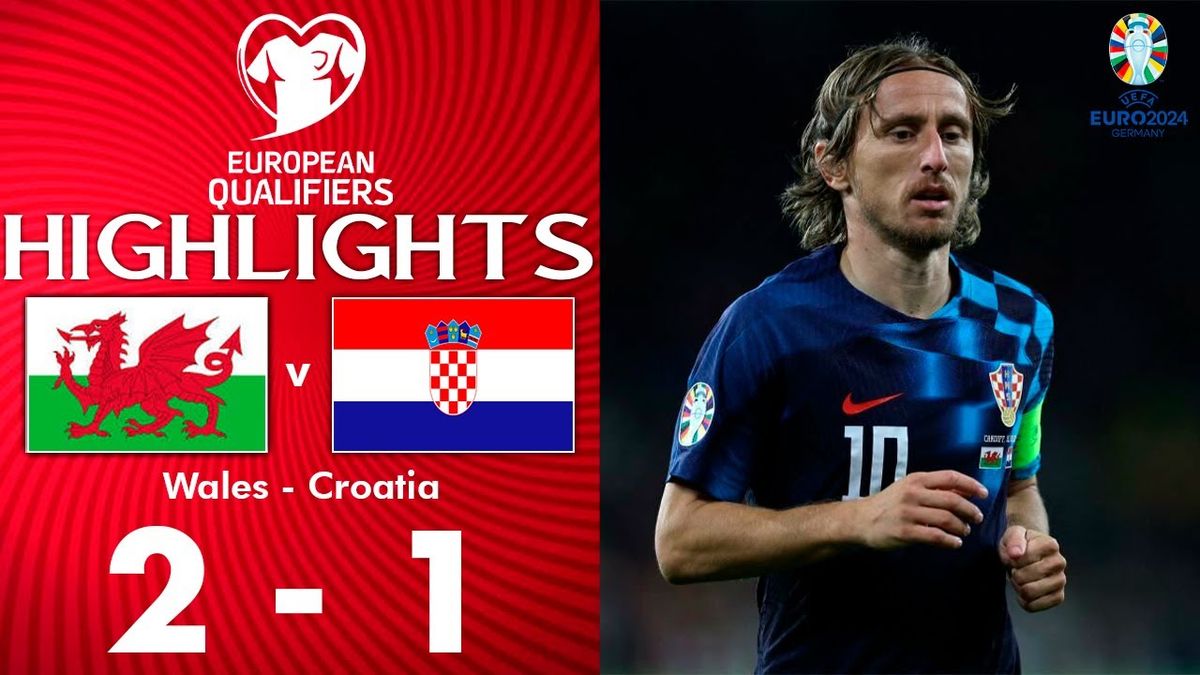 DESTACADOS Y GOLES Gales vs Croacia (21 Clasificación Euro 2024)