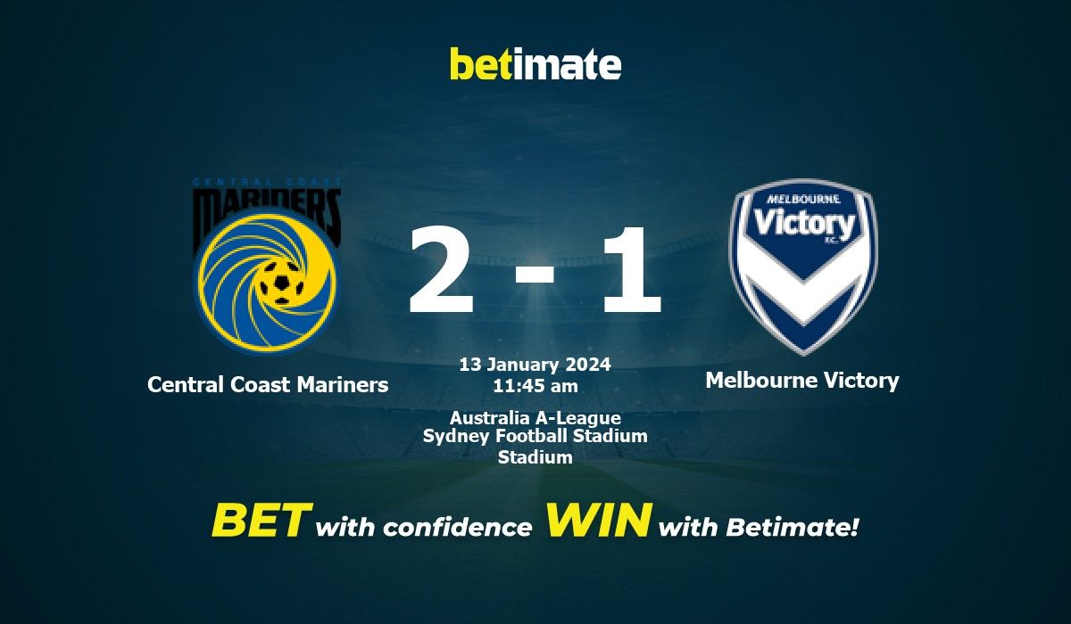 Central Coast Mariners Vs Melbourne