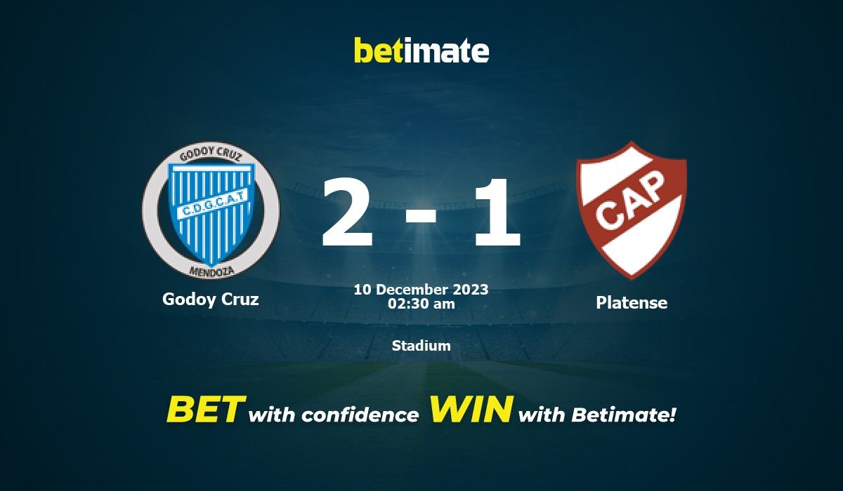 Palpite: Godoy Cruz x Platense – Copa da Liga Profissional – 9/12/2023