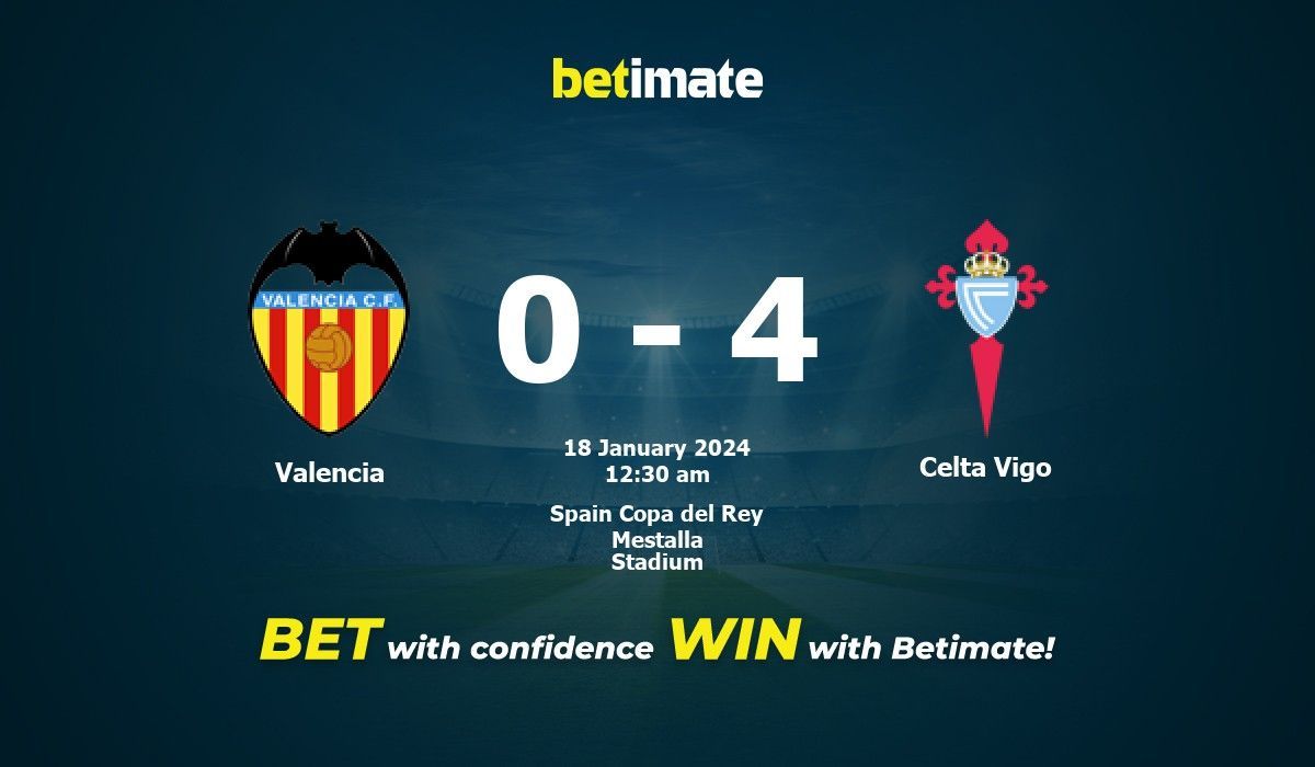 Valencia vs celta vigo