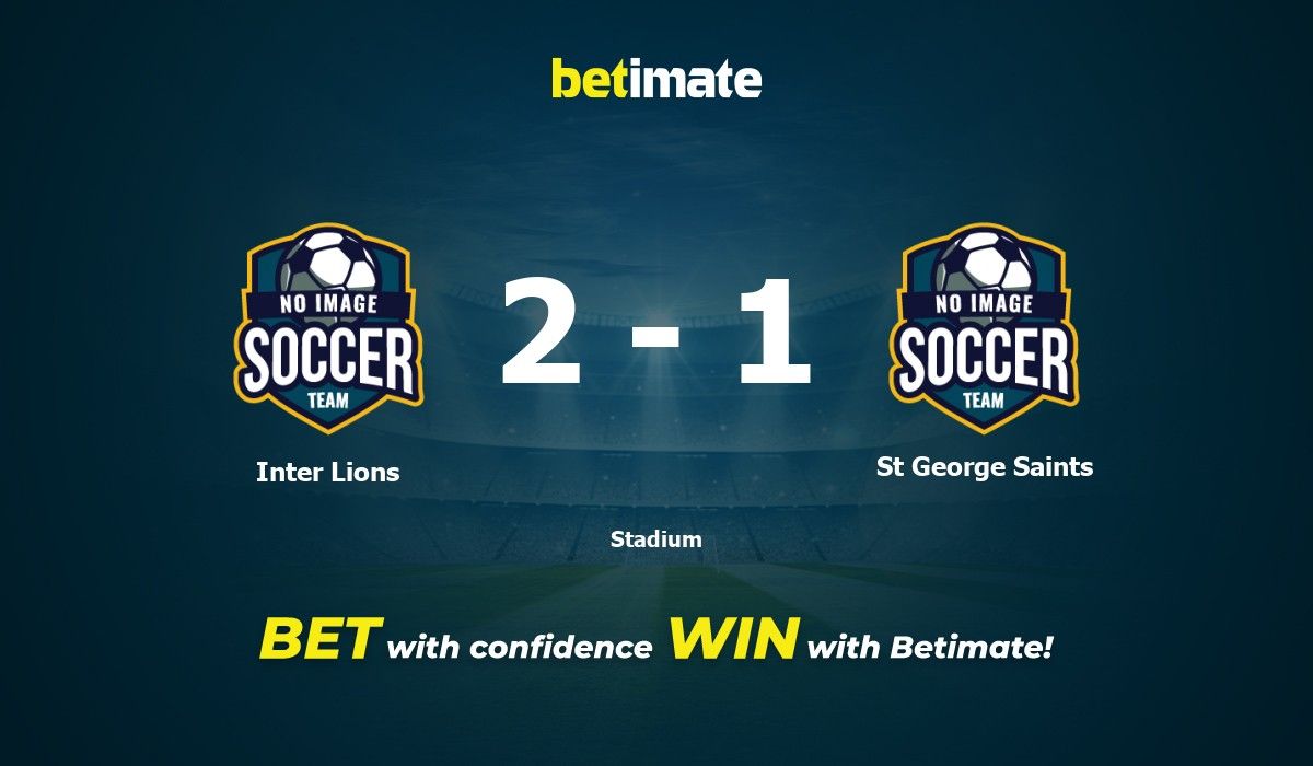 Inter Lions vs St George Saints Prediction, Odds and Betting Tips 06/10/2023