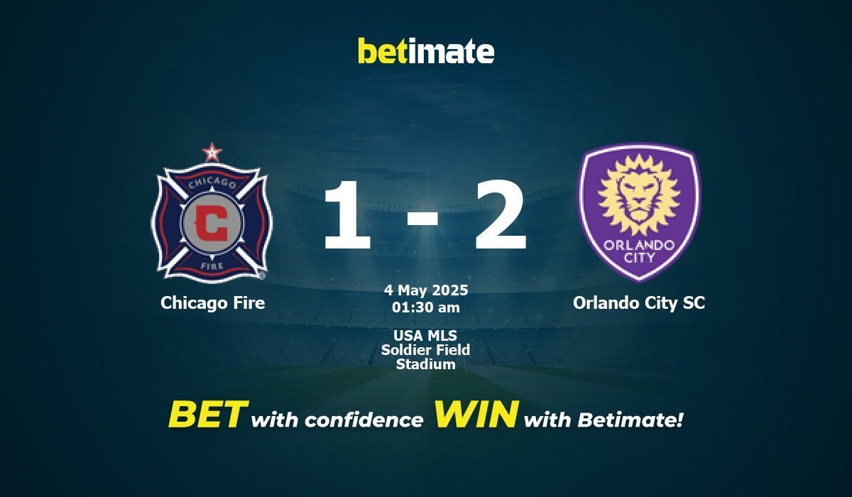 Chicago Fire vs Orlando City SC Betting Predictions & Odds (May 4, 2025)