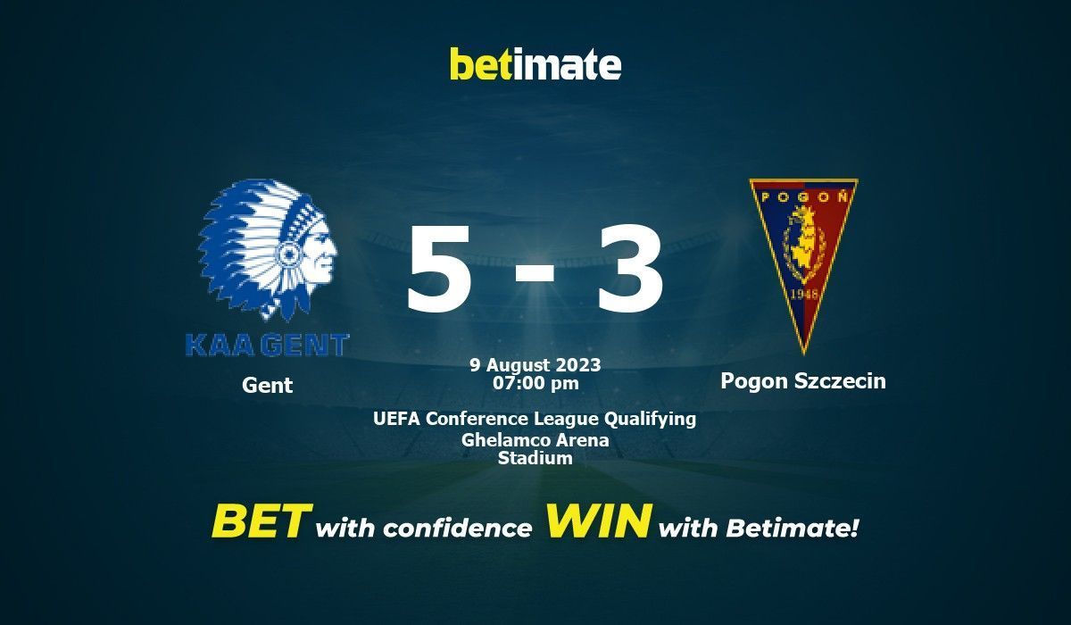 Gent vs Pogon Szczecin Pronostico, quote e consigli sulle scommesse  08092023